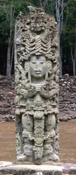 Stela A, Copan, Late Classic Period